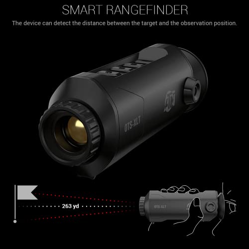 ATN OTS-XLT Compact Lightweight Thermal Viewer 2-8x Black