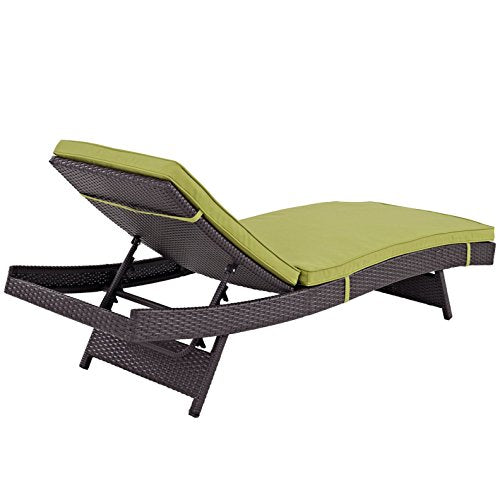 America Luxury - Outdoor Modern Contemporary Urban Patio Chaise Lounge Chair Set of 6 Green