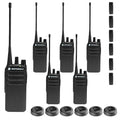 Motorola Solutions 6 x CP100D Analog UHF Portable Two Way Radio 16 Channel 4 Watt Black