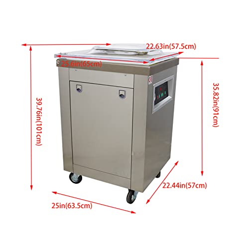 LGXEnzhuo Single Chamber Vacuum Packaging Machine DZ500 for Food Saver 110V 950W