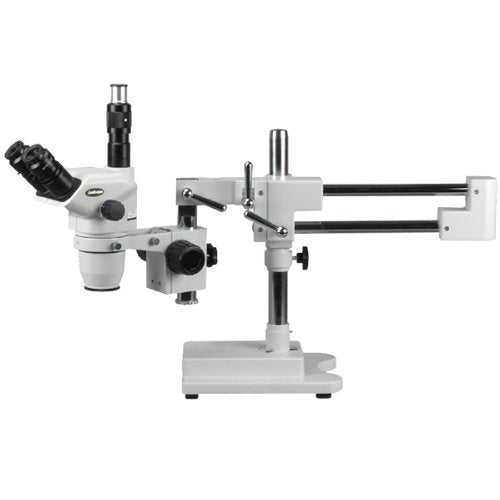 AmScope Professional Trinocular Stereo Zoom Microscope 2X-180X Magnification