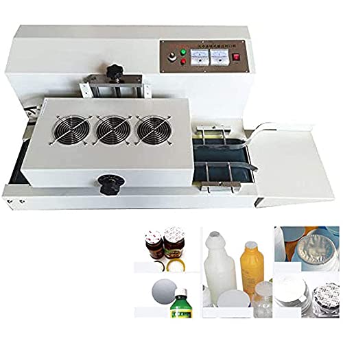 TECHTONGDA Continuous Electromagnetic Induction Sealer Bottle Cap Sealing Machine 50-130mm Diameter White