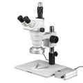 AmScope Professional Trinocular Stereo Zoom Microscope Chrome