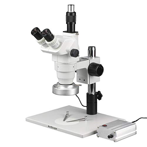 AmScope Professional Trinocular Stereo Zoom Microscope White