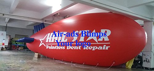 Air-Ads Supplies 9M Giant Inflatable Advertising Blimp Custom Logo, Multicolor Options