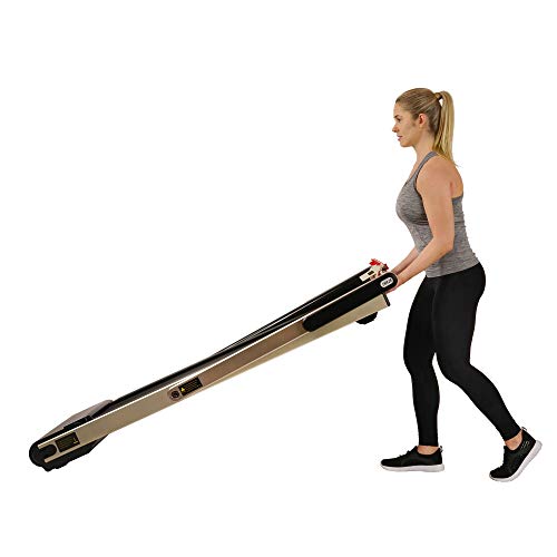 Sunny Health & Fitness ASUNA Space Saving Treadmill Black