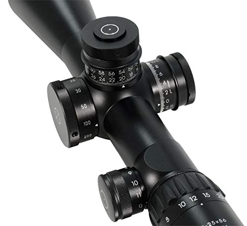 SCHMIDT . BENDER Polar T96 Rifle Scope 2.5-10x50mm L4 2nd Focal Plane Posicon 34mm Matte Black