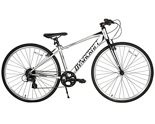 Dynacraft Alpine Eagle 700C 40CM Aluminum Frame Hybrid Bike Silver