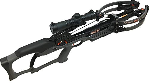 RAVIN R10 Predator Crossbow Bundle with Hard Case, Shoulder Sling, and Broadheads Gray
