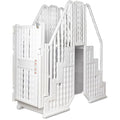 Poolzilla Premium Pool Step Ladder Set for Above Ground Pools White
