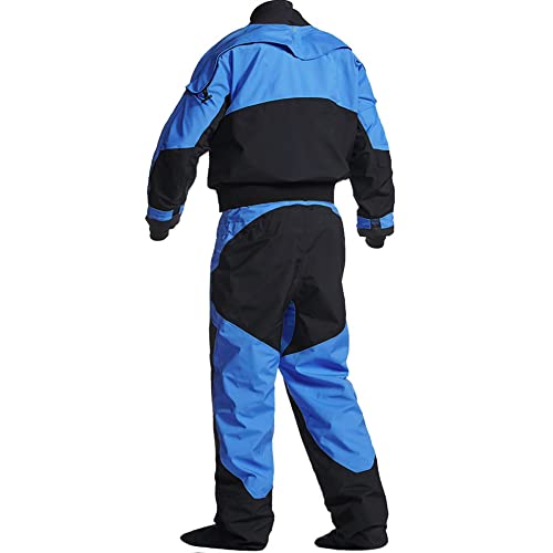 Mookta Waterproof and Breathable Dry Suit for Men Blue