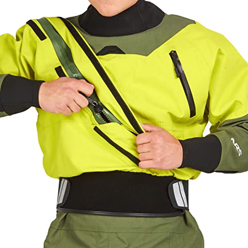 NRS Men's Axiom GORE-TEX Pro Dry Suit Chartreuse M