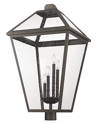 Z-Lite Talbot 4-Light Outdoor Post 240W Oil Rubbed Bronze