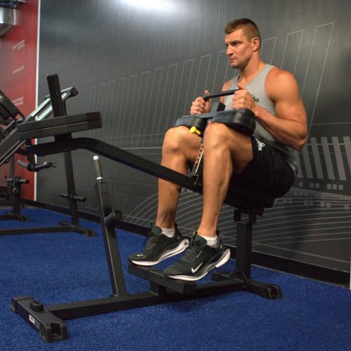 Gronk Fitness Plate Loaded Seated Calf Raise Black