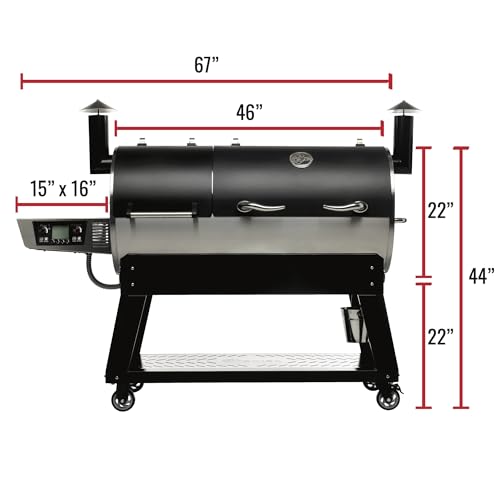 recteq DualFire 1200 Wood Pellet Smoker Grill Wi-Fi Electric
