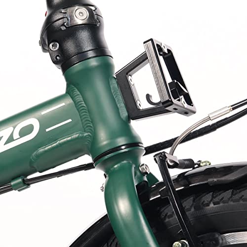 ZiZZO Forte Heavy Duty Folding Bike 20-Inch Green 8