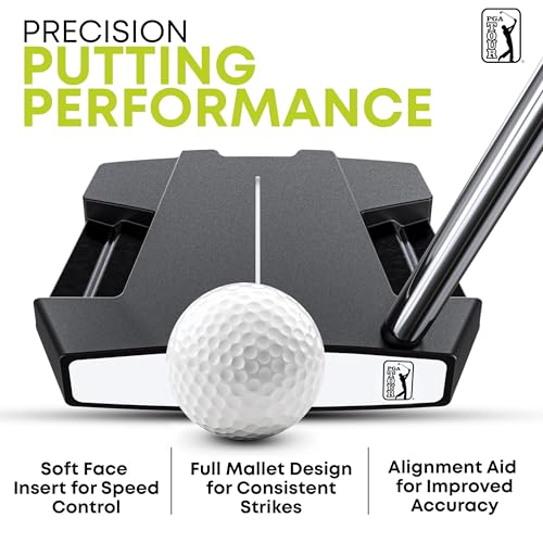 PGA TOUR P1 Extreme 16-Piece Junior Golf Club Set Green/Black