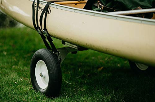 Spring Creek Manufacturing Canoe/Kayak Portage Cart (16 inch Wheels) Silver/Black