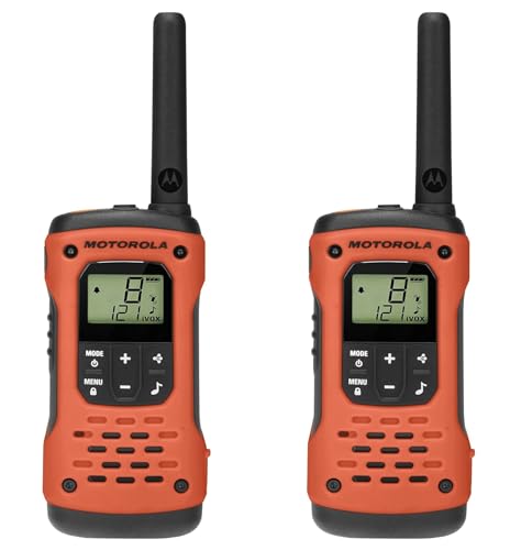 Motorola Solutions Portable FRS Talkabout T605 H2O Two Way Radios 6-Pack Orange/Black