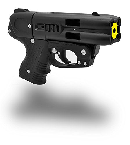 Piexon JPX 4 Shot Compact Pepper Spray Gun with Level 2 Belt Holster Black