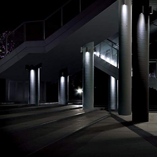 WAC Lighting Tube Architectural 8" LED Wall Light Straight Spot Beam 3000K Black
