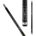 KATANA KAT16 Pool Cue Black Stained with Colorful Inlays - 19oz