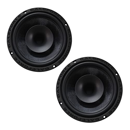 GaleForce Audio F-3 Series 8" 250W RMS 4-Ohm 2-Way Marine Speaker with Horn Turquoise