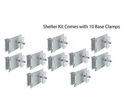 Mytee Products 20' x 40' Shipping Container Canopy Shelter White