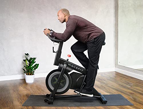 WaveFit B300 Surge Series Indoor Cycle Exercise Bike 30-Lb Flywheel, Bluetooth Connectivity, Fitness Tracking