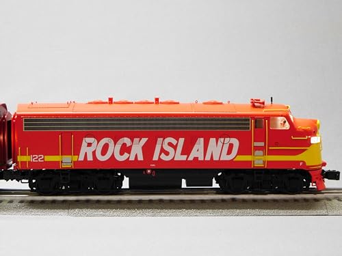 Lionel Rock Island Legacy F7 AA Diesel Locomotive Set O Gauge Multicolor