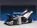 AUTOart Koenigsegg Agera RS 1/18 Model Car Moon Silver with Orange Accents