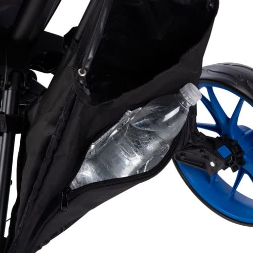TGW Tour 4-Wheel Golf Push Cart Dark Grey/Blue