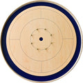 Crokinole Canada Royal Blue Tournament Crokinole Board Game Set Brown & Blue