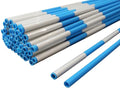 DISCOUNT SNOWSTAKES .COM 36" Lite Snow Stakes Driveway Markers with High Visibility Reflective Tape Blue