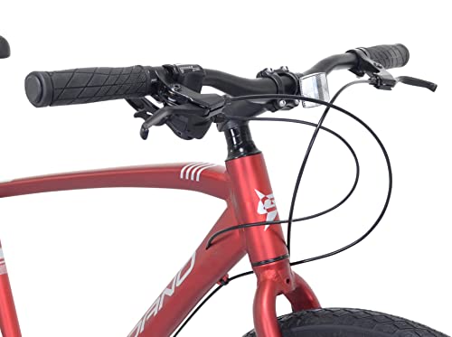 Giordano H2 Men's Hybrid Bicycle Red