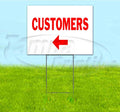 TampaPrinting Customers Left Yard Sign 18" X 24" with Metal Step Stake