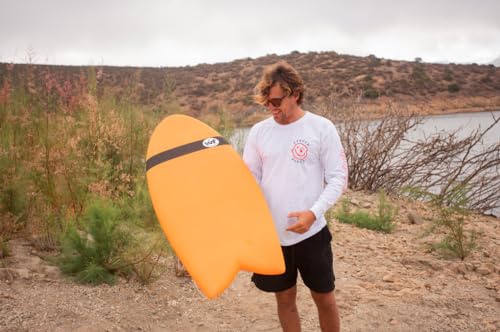 Liquid Force Wake Foamie Fish 5ft Wakesurf Board Orange