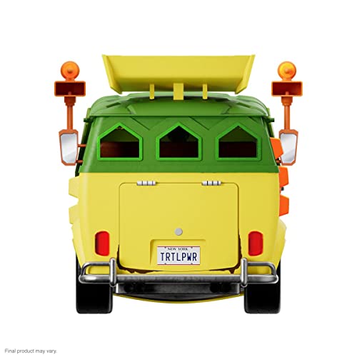 Super7 TMNT Ultimates Party Wagon Vehicle Multicolor