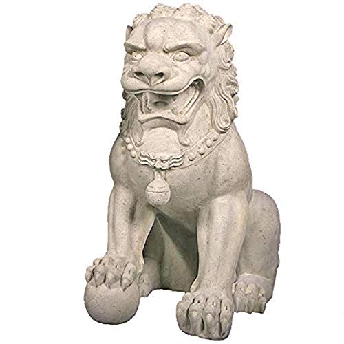 Design Toscano Male Foo Dog Antique Stone Finish