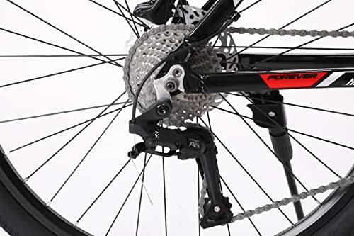 MXMO 27 Speed Adult Mountain Bike 26/27.5 Inch Aluminum Frame Dual Disc Brakes Red