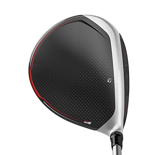 TaylorMade Golf M5 Driver 9.0 Loft Left Hand Stiff Flex Mitsubishi Tensei CK Orange 60 Matte Black/Silver