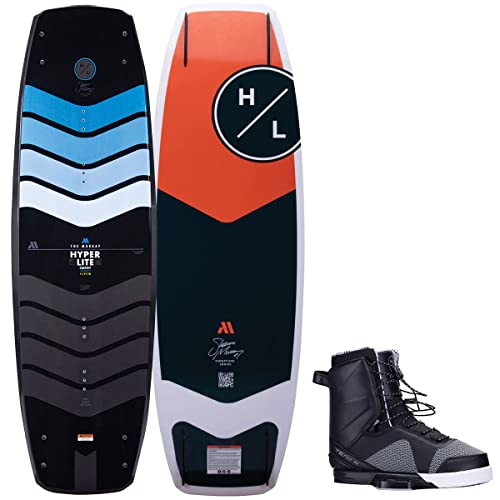 Hyperlite Murray Pro Mens Wakeboard 150 W/Team X Bindings Black/Orange