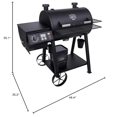 Oklahoma Joe's 20202105 Rider 900 Pellet Grill Black