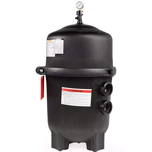 XtremepowerUS Pro-Series Pool Cartridge Filter In-Ground Swimming Pool and Spa Filter System Black