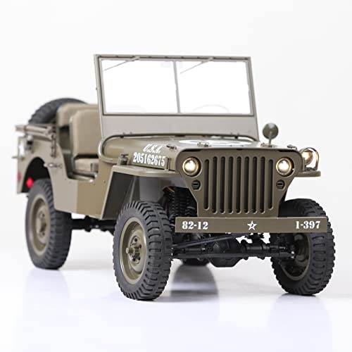 WOWRC RocHobby 1/6 1941 MB Scaler RC Car 4x4 Green
