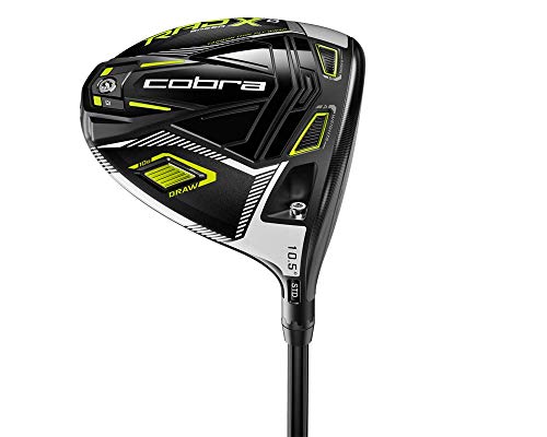 COBRA Golf 2021 Radspeed Draw Driver Gloss Black-Turbo Yellow
