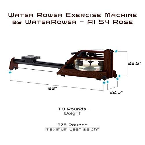 WaterRower Exercise Machine A1 Studio S4 Rose