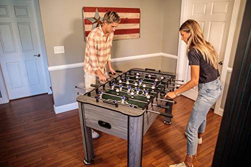 Triumph Sports 56" Medford Foosball Table Grey Wood Laminate