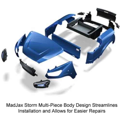 MADJAX Storm Body Kit for EZGO TXT Golf Cart | Amethyst Purple Metallic