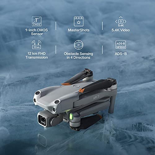 DJI Air 2S Drone Fly More Combo with Remote Controller Renewed Gray